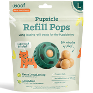 Woof Pupsicle Pops Beef & Peanut Butter Dog Treat