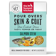 Honest Kitchen 156g Skin & Coat Salmon Stew Pour Over Dog Food Topper