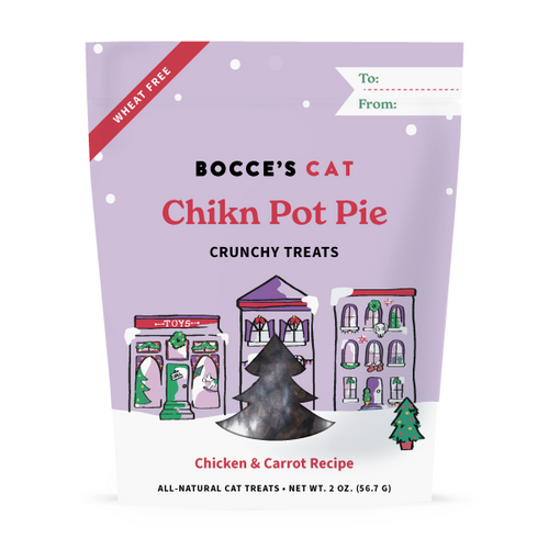 Holiday Item Bocce's Cat Holiday Chikn Pot Pie 57g