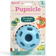 Load image into Gallery viewer, Woof Pupsicle Blue Dog Toy
