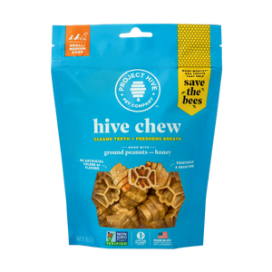 Project Hive Honey & Peanut Butter Small/Medium Dental Dog Chews