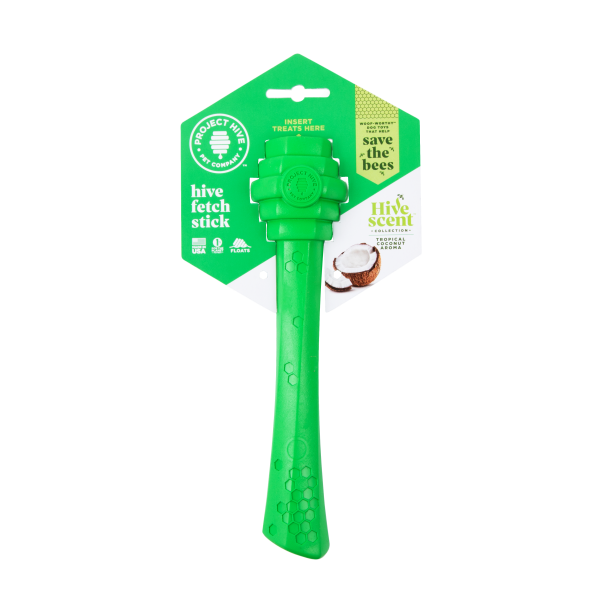 Project Hive Fetch Stick Tropical Coconut Scent Dog Toy