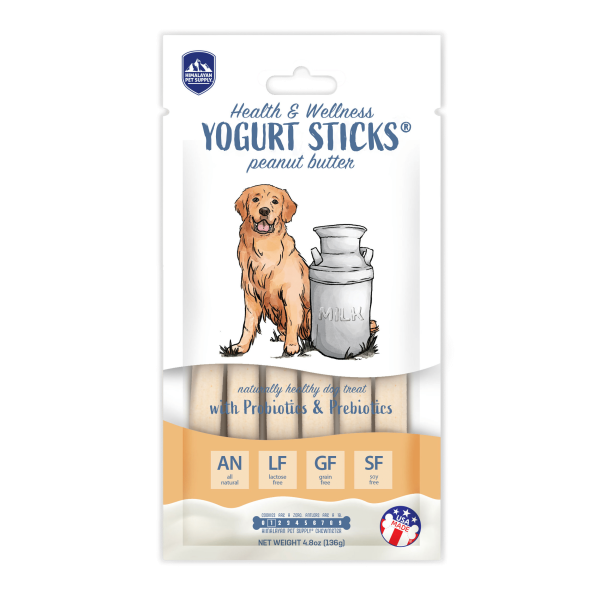 Himalayan Yogurt Sticks Peanut Butter 136g Dog Chews
