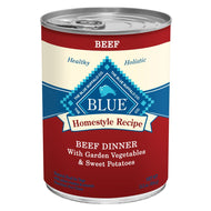 Blue Buffalo Homestyle Beef & Garden Vegetable Adult Canned Dog Food CASE 12 x 354g