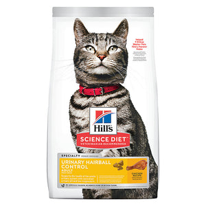 Hill's Science Diet Adult Urinary Hairball Control Cat Food