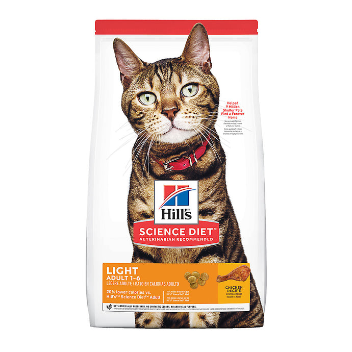 Hill's Science Diet Adult Light 3.18KG Cat Food