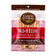 Earth Animal Dog and Cat No-Hide Grass-Fed Beef Stix Chews 10 Pack
