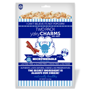 Himalayan Yaky Charms Microwavable Cheese & Bacon 2 Pack 42g Dog Treats