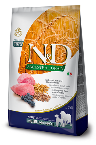 Farmina N&D Ancestral Grain Lamb MED-MAXI Dog Food