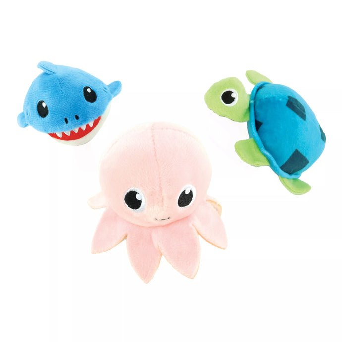 Li'l Pals Under the Sea 3 Pack Plush Dog Toy Combo