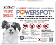 Zodiac PowerSpot Flea, Tick, and Mosquito Control for Dogs Under 14kg