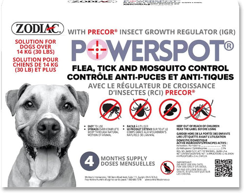 Zodiac Powerspot Tick & Flea Over 14kg
