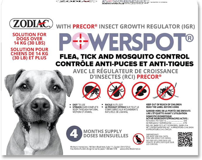 Zodiac Powerspot Tick & Flea Over 14kg