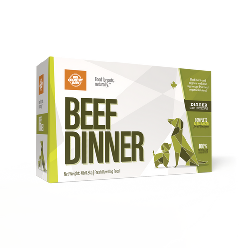 SPECIAL ORDER Big Country Raw Beef Dinner CARTON - 4 lb