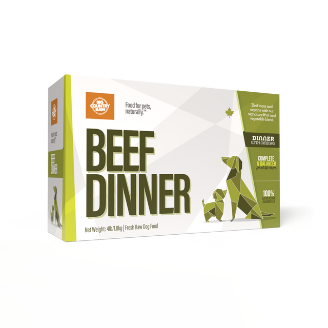 SPECIAL ORDER Big Country Raw Beef Dinner CARTON - 4 lb