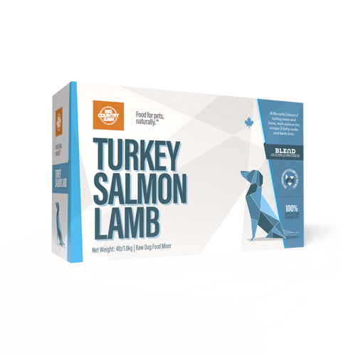 SPECIAL ORDER Big Country Raw Turkey Salmon Lamb CARTON - 4 lb
