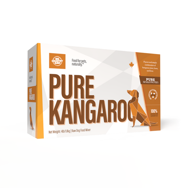 Big Country Raw Pure Kangaroo CARTON - 4 lb