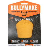 Bullymake Toss n' Treat Rubber Popcorn Scented Dog Toy