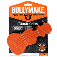 Bullymake Tough Chew Nylon Paw Ukulele Orange Peanut Butter Flavour Dog Toy