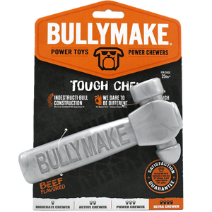 Bullymake Tough Chew Nylon Hammer Silver Beef Flavour Dog Toy