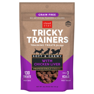 Cloud Star Tricky Trainers Soft and Chewy With Chicken Liver 142g Dog Treats