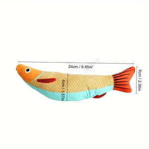 Saury Fish Crinkle Cat Toy