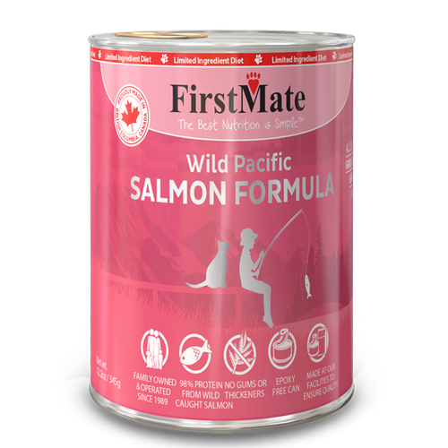FirstMate Limited Ingredient Wild Salmon 345g Canned Cat Food