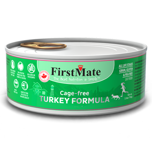 FirstMate Limited Ingredient Cage Free Turkey 156g Canned Cat Food