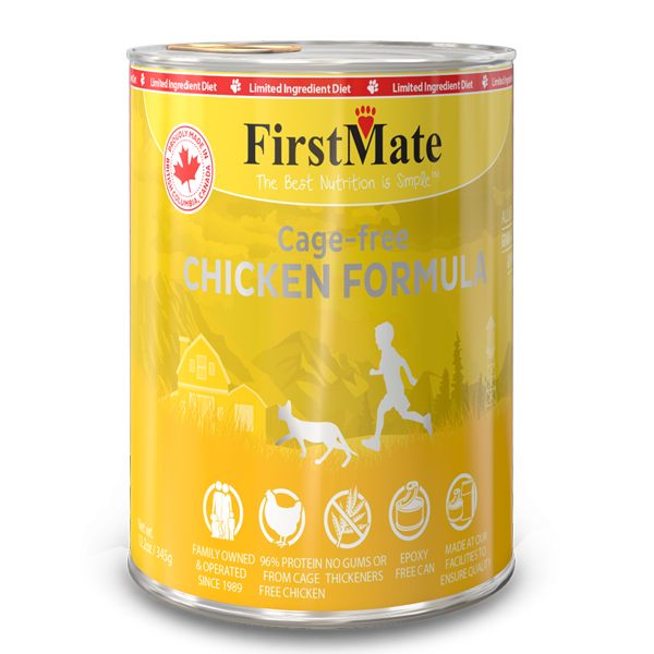 FirstMate Limited Ingredient Free Run Chicken 345g Canned Cat Food