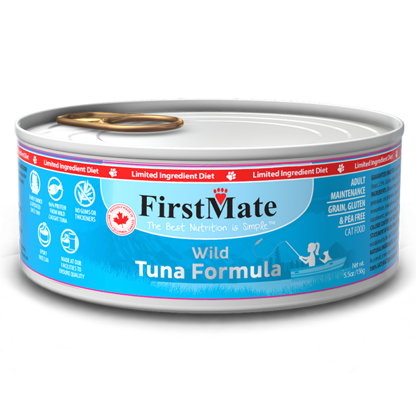 FirstMate Limited Ingredient Wild Tuna 156g Canned Cat Food