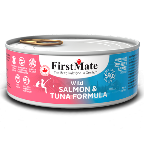 FirstMate Wild Salmon & Wild Tuna 50/50 Canned Cat Food