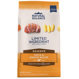 Natural Balance Reserve Grain Free Duck & Potato Dog Food