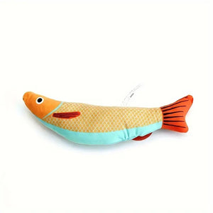 Saury Fish Crinkle Cat Toy
