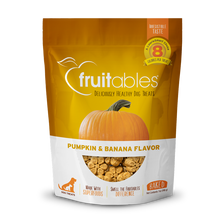 Load image into Gallery viewer, Fruitables Crunchy Pumpkin &amp; Banana 198g Dog Treats