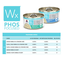 Load image into Gallery viewer, Weruva 85g WX Lowest Phosphorus Tilapia &amp; Chicken In A Hydrating Puree Canned Cat Food