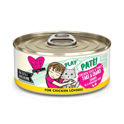 Weruva BFF PLAY Paté Chicken, Duck & Turkey Take a Chance Cat Food