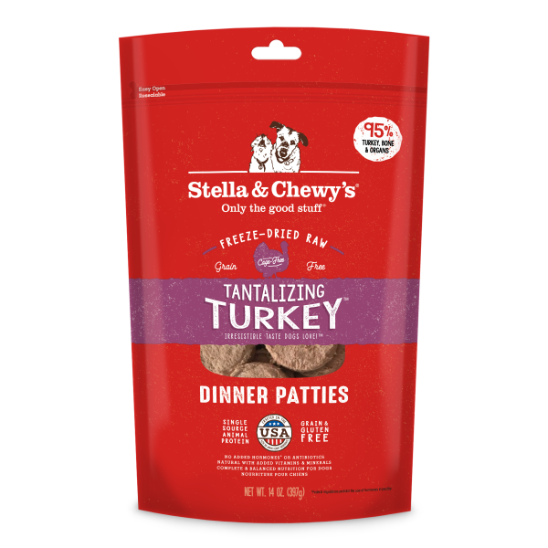 Stella & Chewy's 397g Tantalizing Turkey Freeze Dried Dog Food