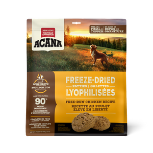 Acana Free-Run Chicken Patties 397g Freeze Dried Dog Food