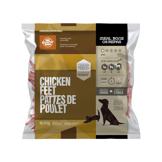 Big Country Raw Chicken Feet - 1 lb