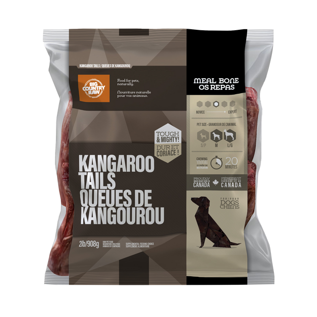 Big Country Raw Kangaroo Tails - 2 lb