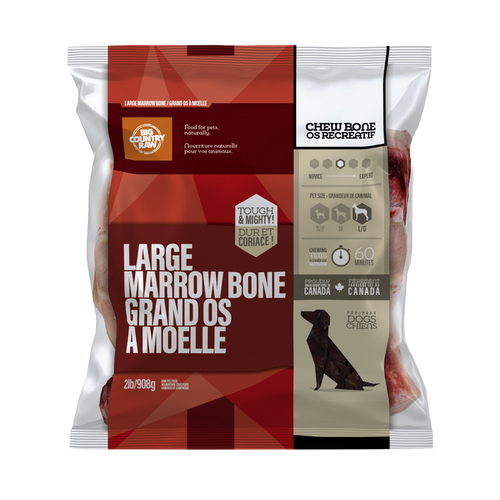 Big Country Raw Beef Marrow Bone Large (6