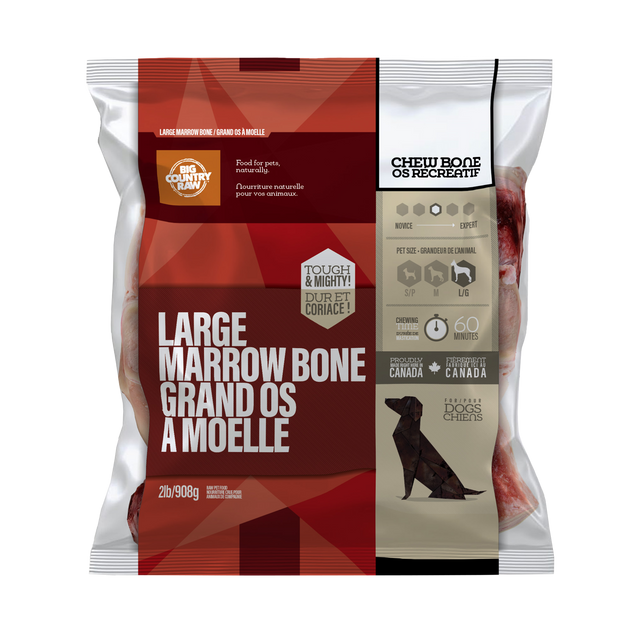 Big Country Raw Beef Marrow Bone Large (6