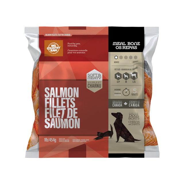 Big Country Raw Salmon Fillets- 1 lb