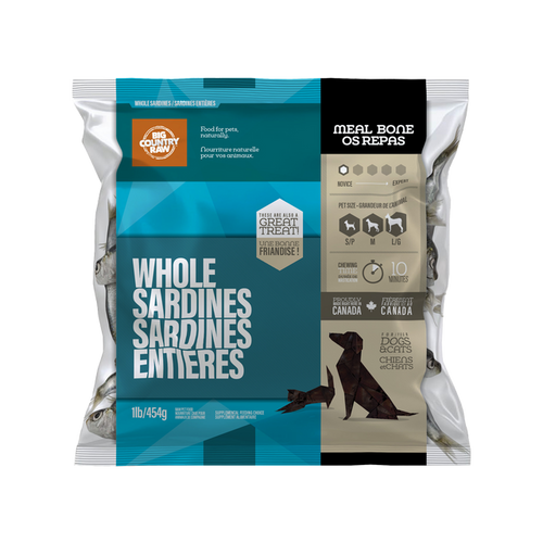Big Country Raw Sardines - 1 lb