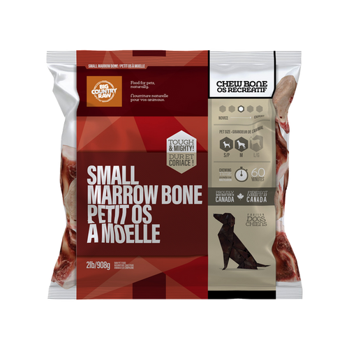 Big Country Raw Beef Marrow Bone Small - 2 lb