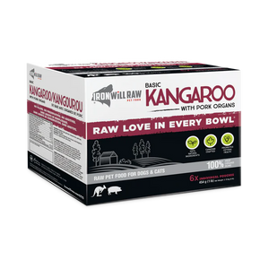 Iron Will Raw Basic Kangaroo 2.72kg Raw Dog Food