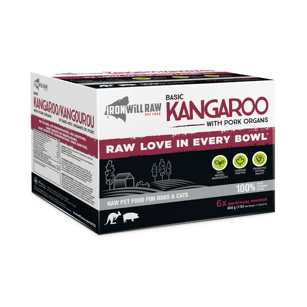 Iron Will Raw Basic Kangaroo 2.72kg Raw Dog Food