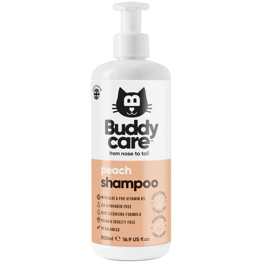 Buddycare Peach 500ml Cat Shampoo