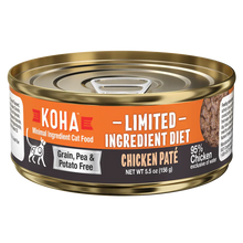Load image into Gallery viewer, Koha Limited Ingredient Diet Chicken Pâté Cat Food Case 24 x 156g