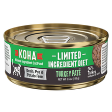 Load image into Gallery viewer, Koha 156g Limited Ingredient Diet Turkey Pâté Canned Cat Food